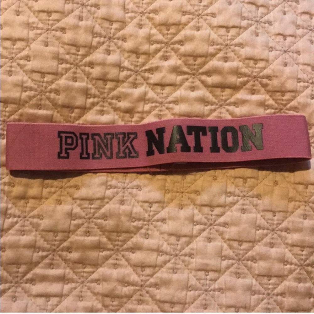Pink nation headband begonia